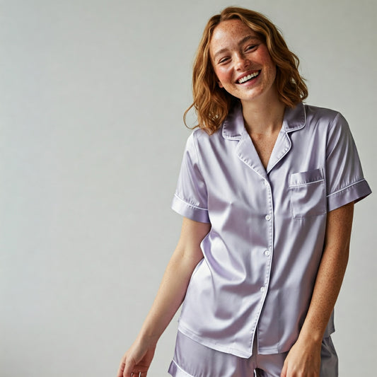 Serenity Satin Short Sleeve Pyjama set