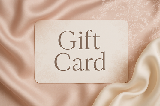 Giftcard for satin pyjamas